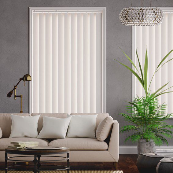 Galaxy Blockout Shoji White Vertical Blind
