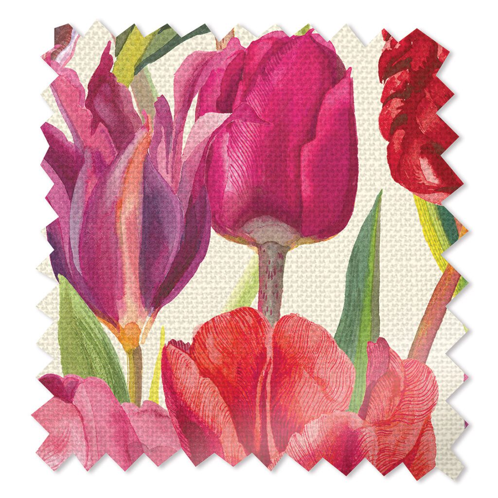This image has an empty alt attribute; its file name is Tuiss-Blinds-Online-Emma-Bridgewater-Tulips-Pink-Swatch-copy-1-1024x1024.jpg
