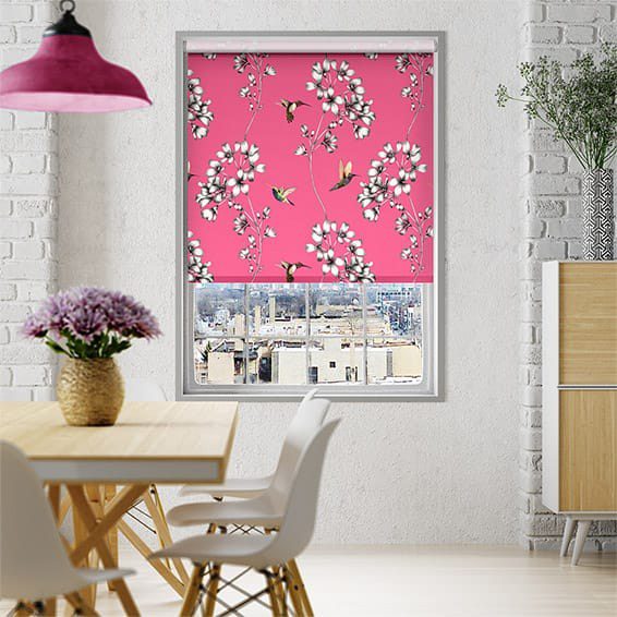 Harlequin Amazilia Raspberry Roller Blind