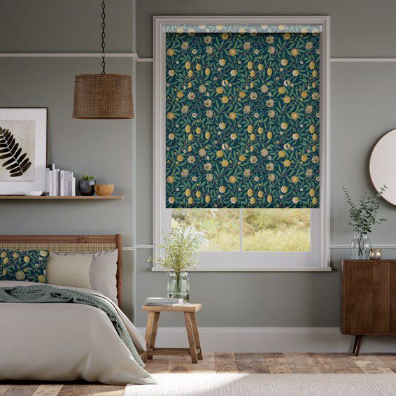 William Morris Fruit Aegean Roller Blind
