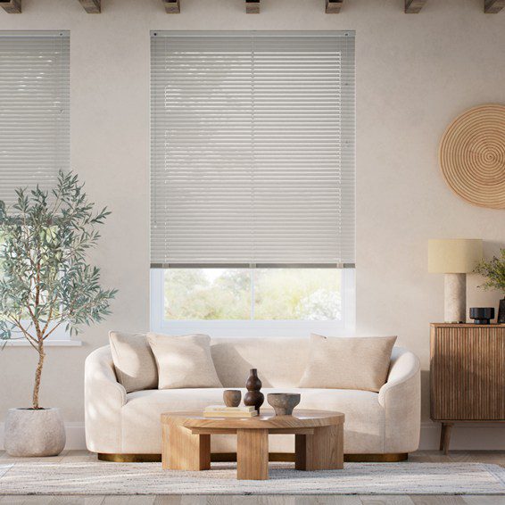 Oscar Matte Light Grey Venetian Blind