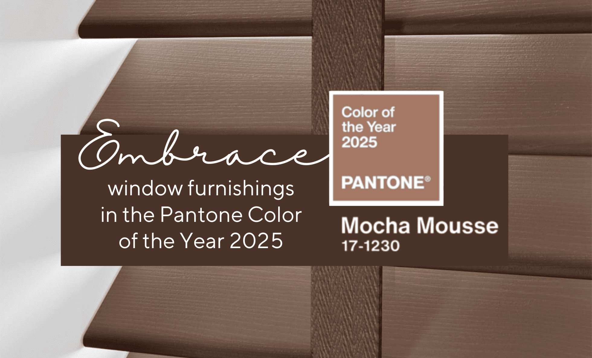 Embrace the Pantone Color of the Year 2025 Mocha Mousse