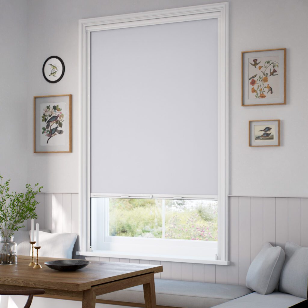 Full blockout roller blind is a perfect option to create a sleep-friendly bedroom.