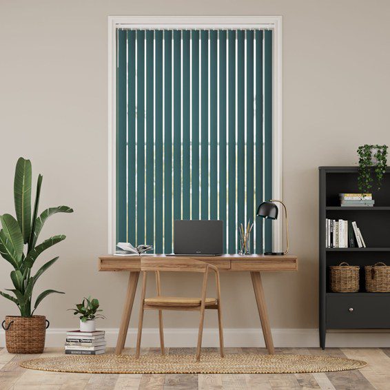 Valoria Blockout Kingfisher Vertical Blind