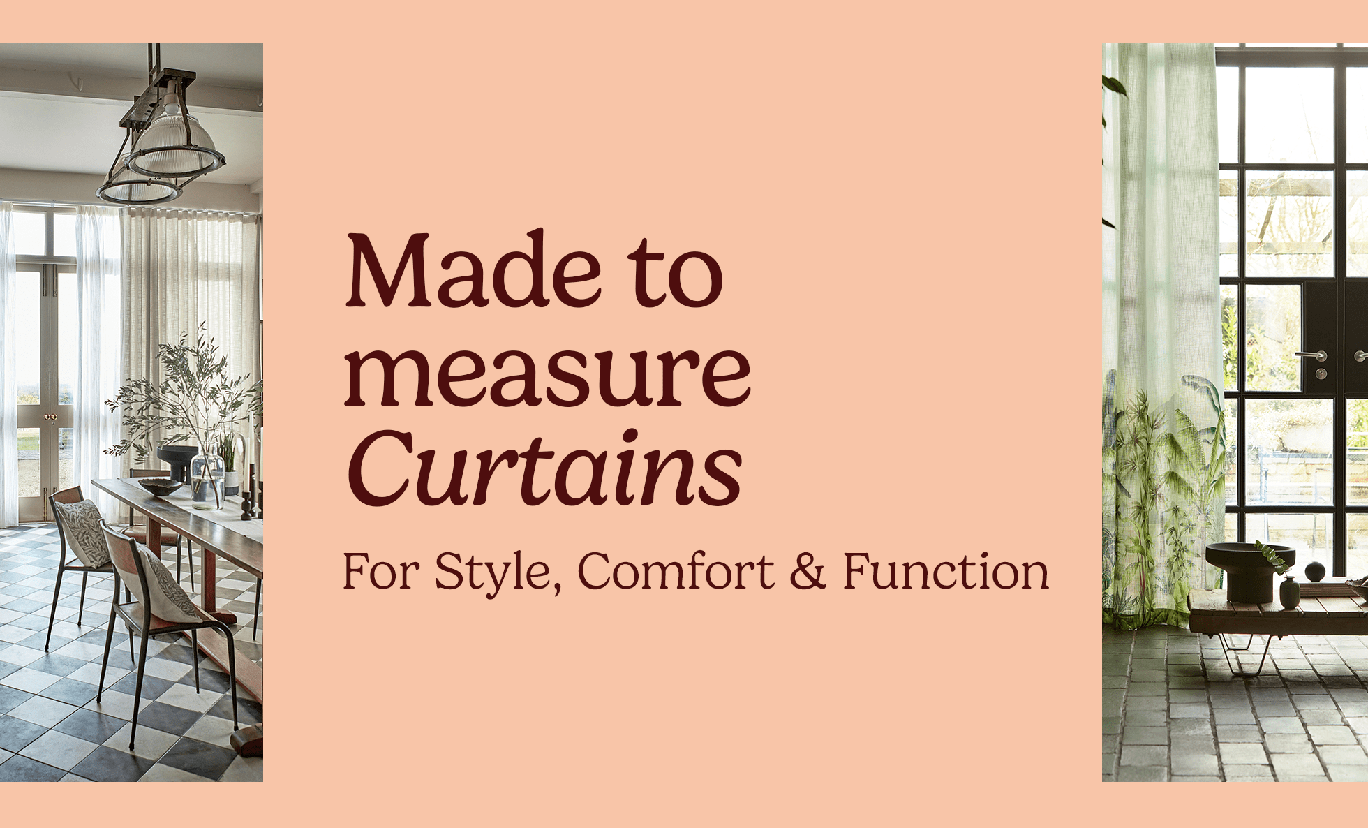 Made to Measure Curtains for Style, Comfort & Function