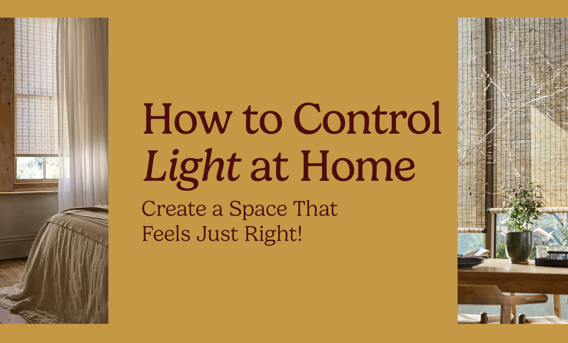 How to Control Light at Home
