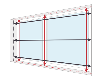 Recess fitting for windows